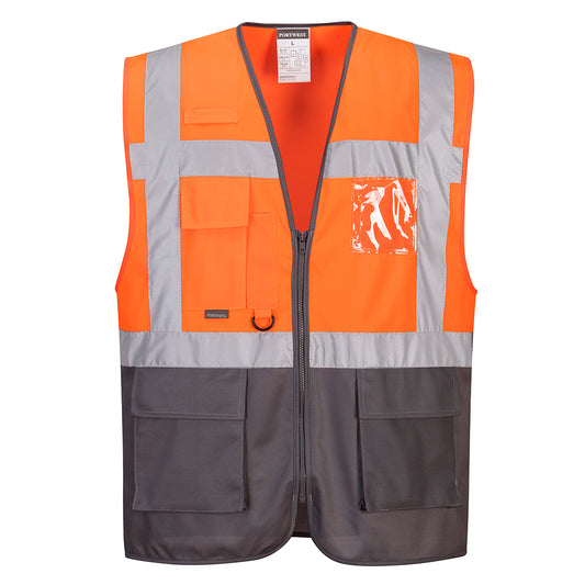 Warsaw Hi-Vis Contrast Executive Vest 