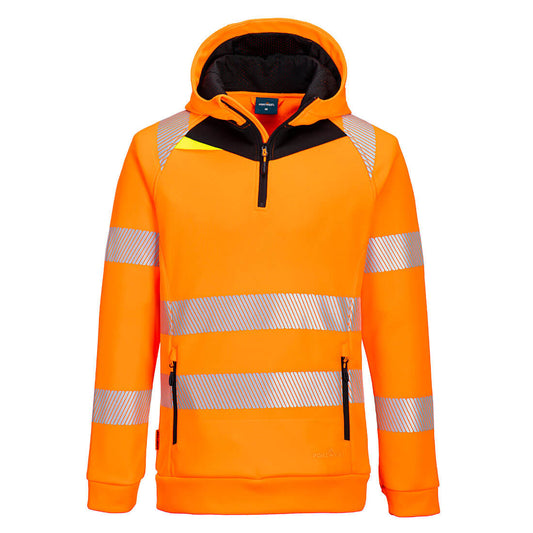 DX4 Hi-Vis 1 4 Zip Hoodie