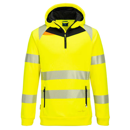 DX4 Hi-Vis 1 4 Zip Hoodie