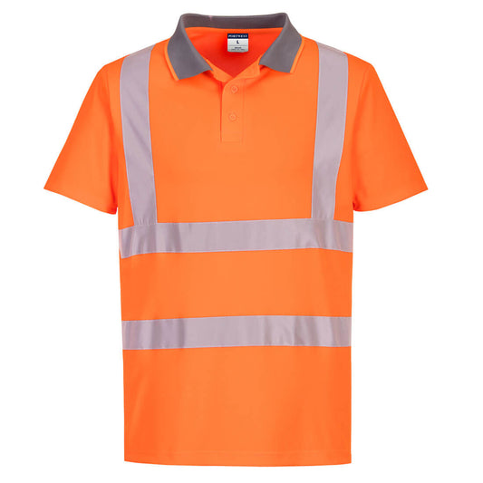 Eco Hi-Vis Polo Shirt S S (6 Pack) 