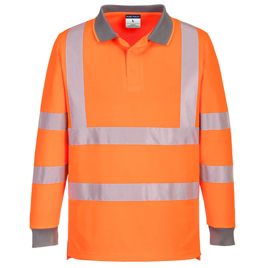 Eco Hi-Vis Polo Shirt L S (6 Pack) 