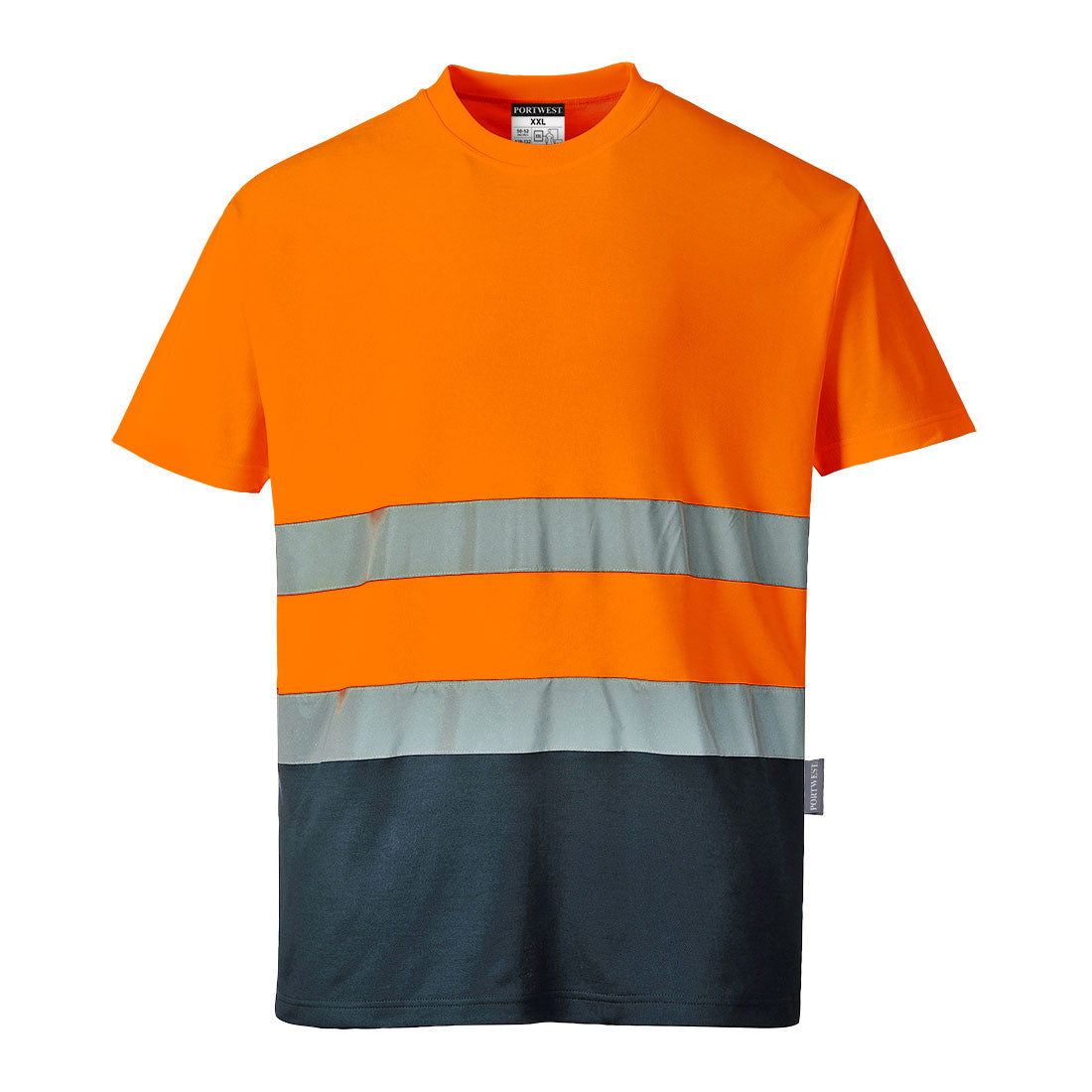 Hi-Vis-Cotton-Comfort-Contrast-T-Shirt-S-S-