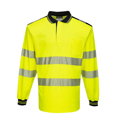 PW3 Hi-Vis Cotton Comfort Polo Shirt L S 