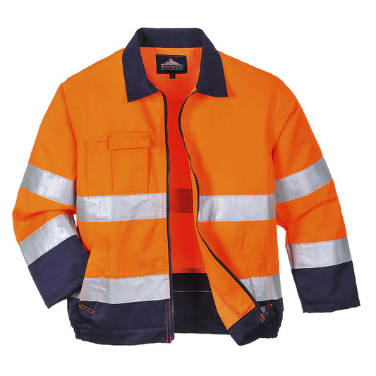 Madrid Hi-Vis Contrast Bomber Jacket 