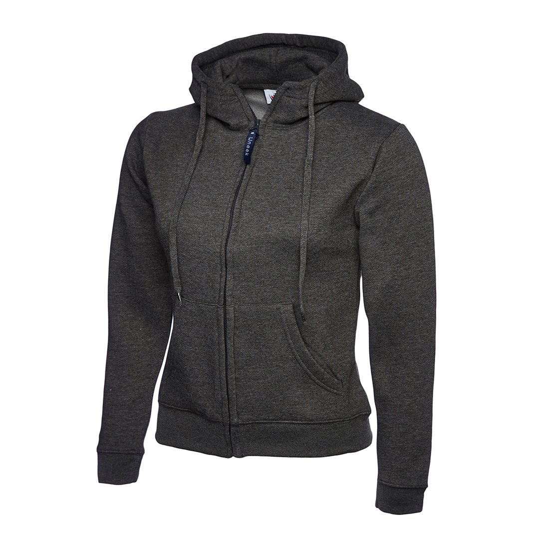 Uneek Ladies Classic Full Zip Hooded Sweatshirt