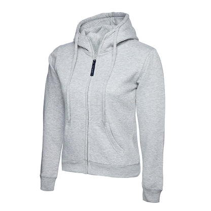 Uneek Ladies Classic Full Zip Hooded Sweatshirt