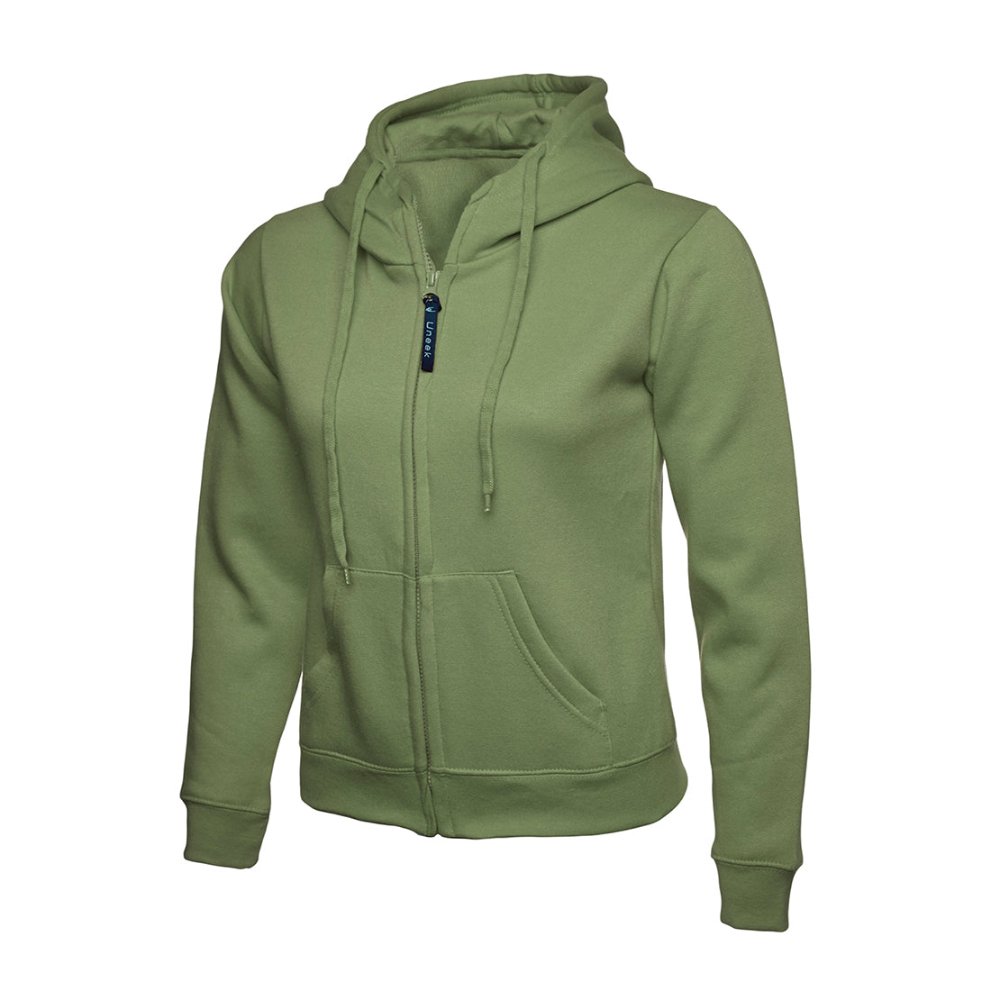 Uneek Ladies Classic Full Zip Hooded Sweatshirt
