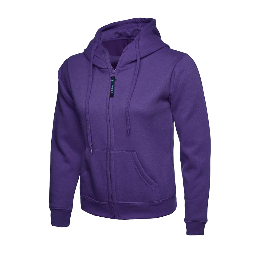 Uneek Ladies Classic Full Zip Hooded Sweatshirt