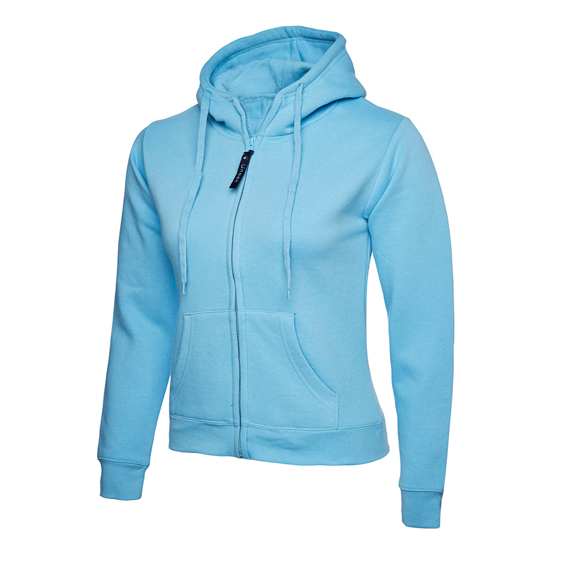 Uneek Ladies Classic Full Zip Hooded Sweatshirt