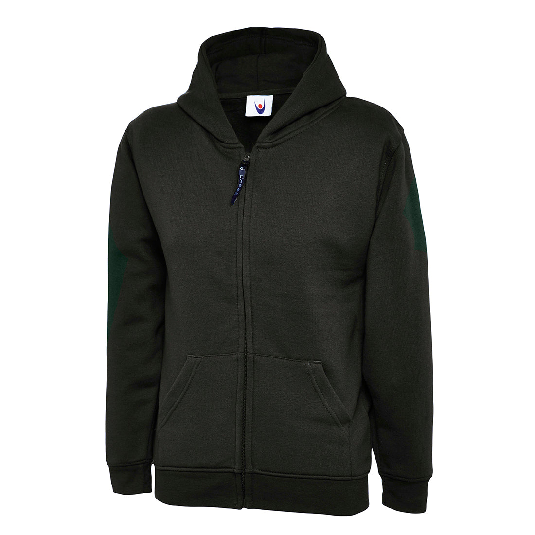 Uneek Childrens Classic Full Zip Hooded Sweatshirt