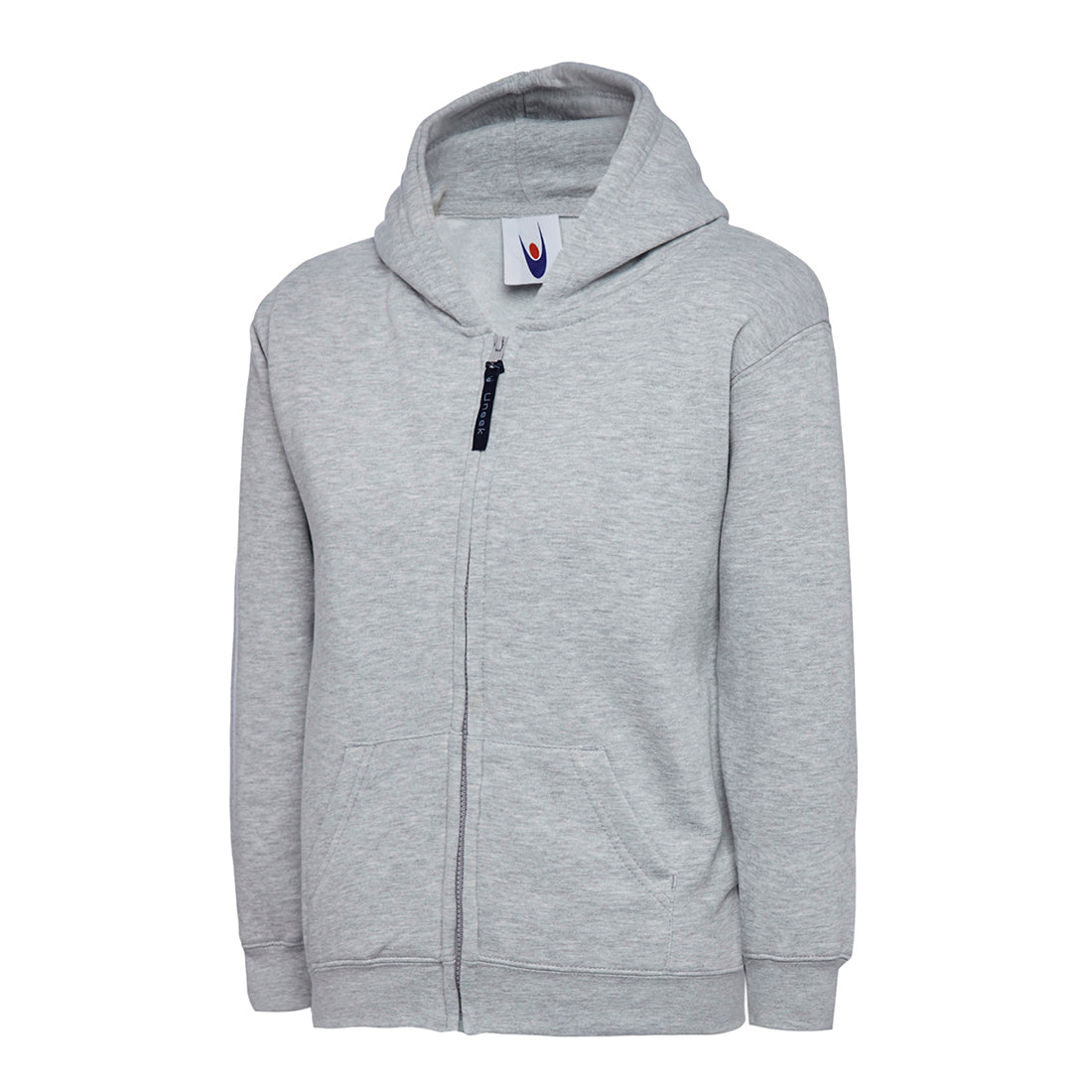 Uneek Childrens Classic Full Zip Hooded Sweatshirt