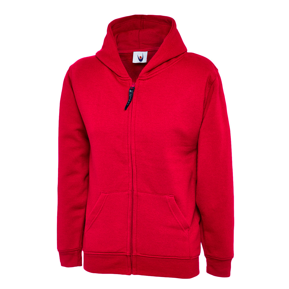 Uneek Childrens Classic Full Zip Hooded Sweatshirt