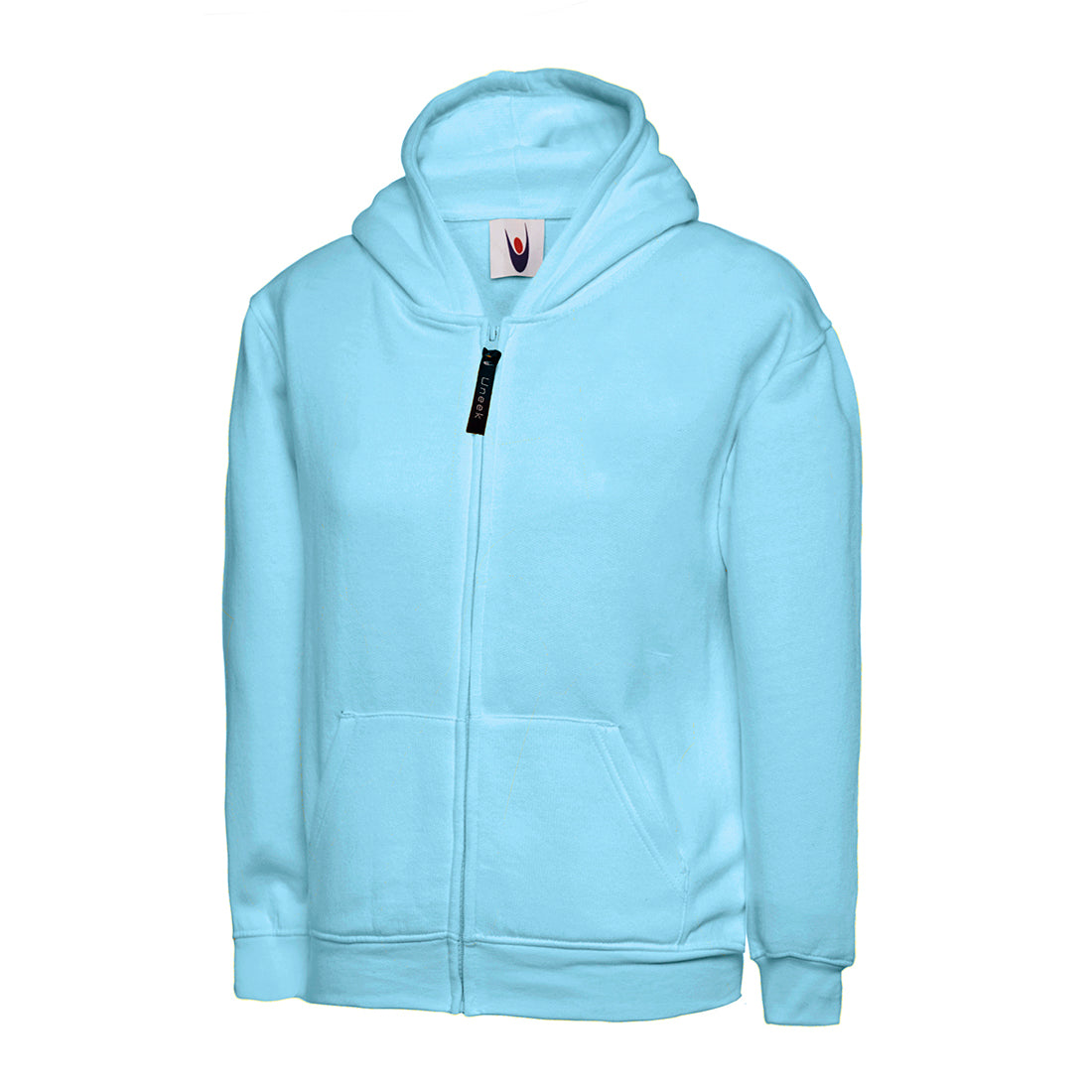 Uneek Childrens Classic Full Zip Hooded Sweatshirt
