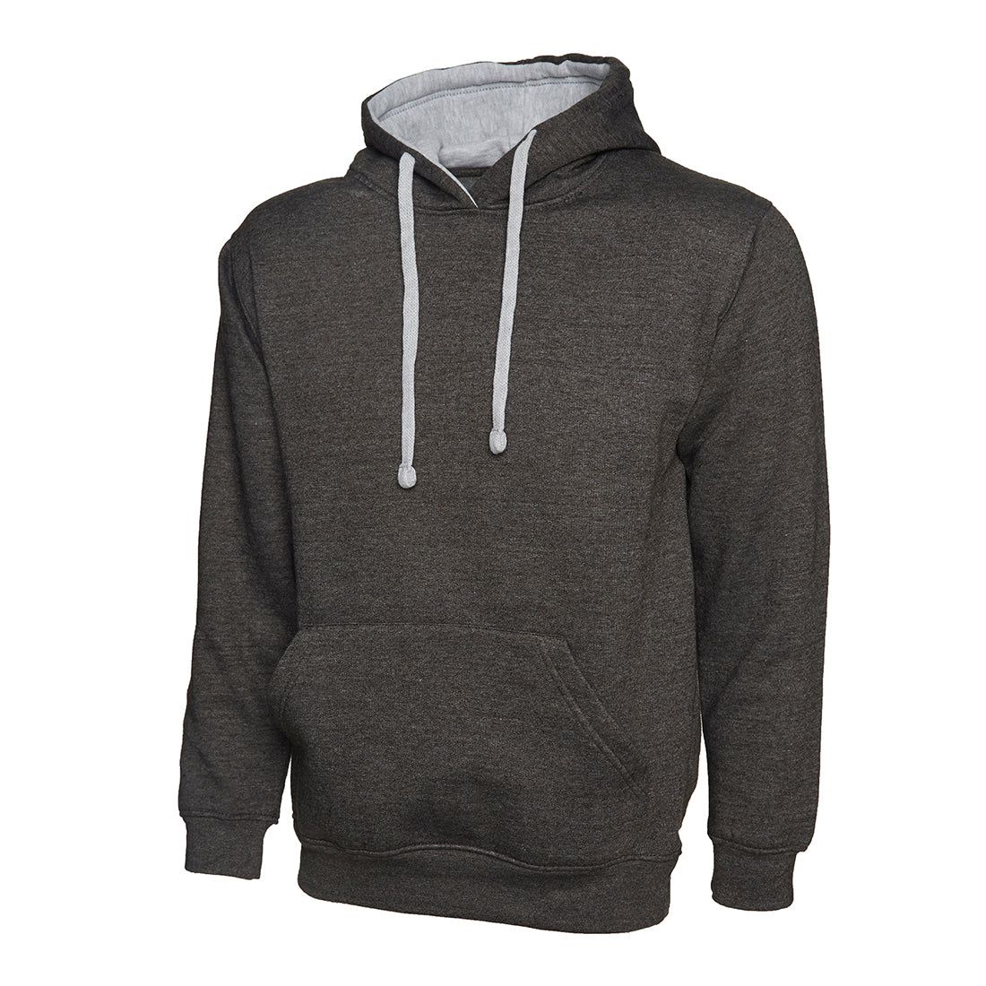 Uneek Contrast Hooded Sweatshirt