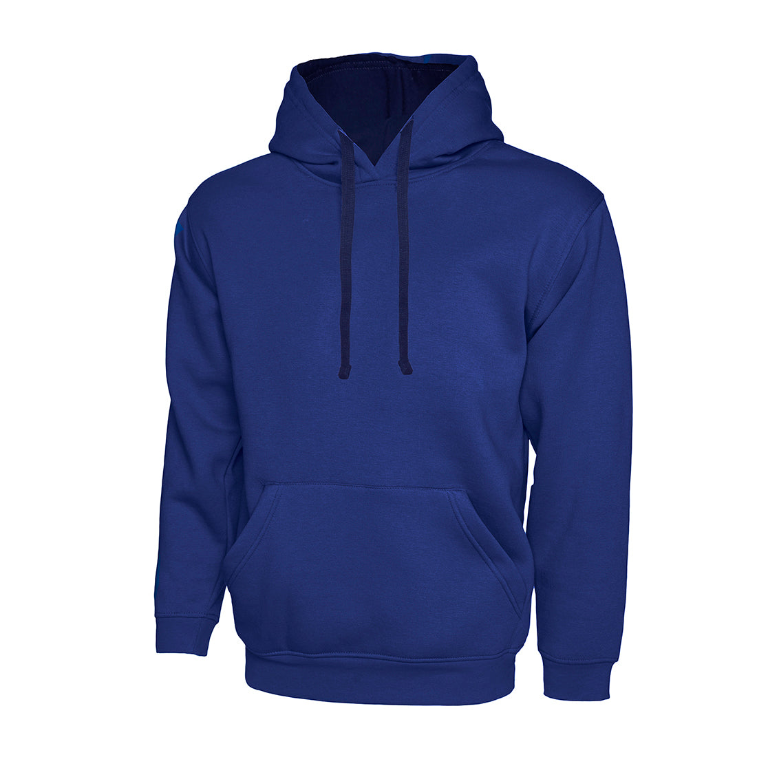 Uneek Contrast Hooded Sweatshirt