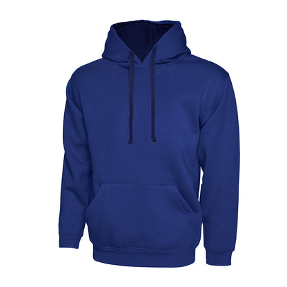 Uneek Contrast Hooded Sweatshirt