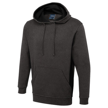 Uneek Two Tone Hooded Sweatshirt