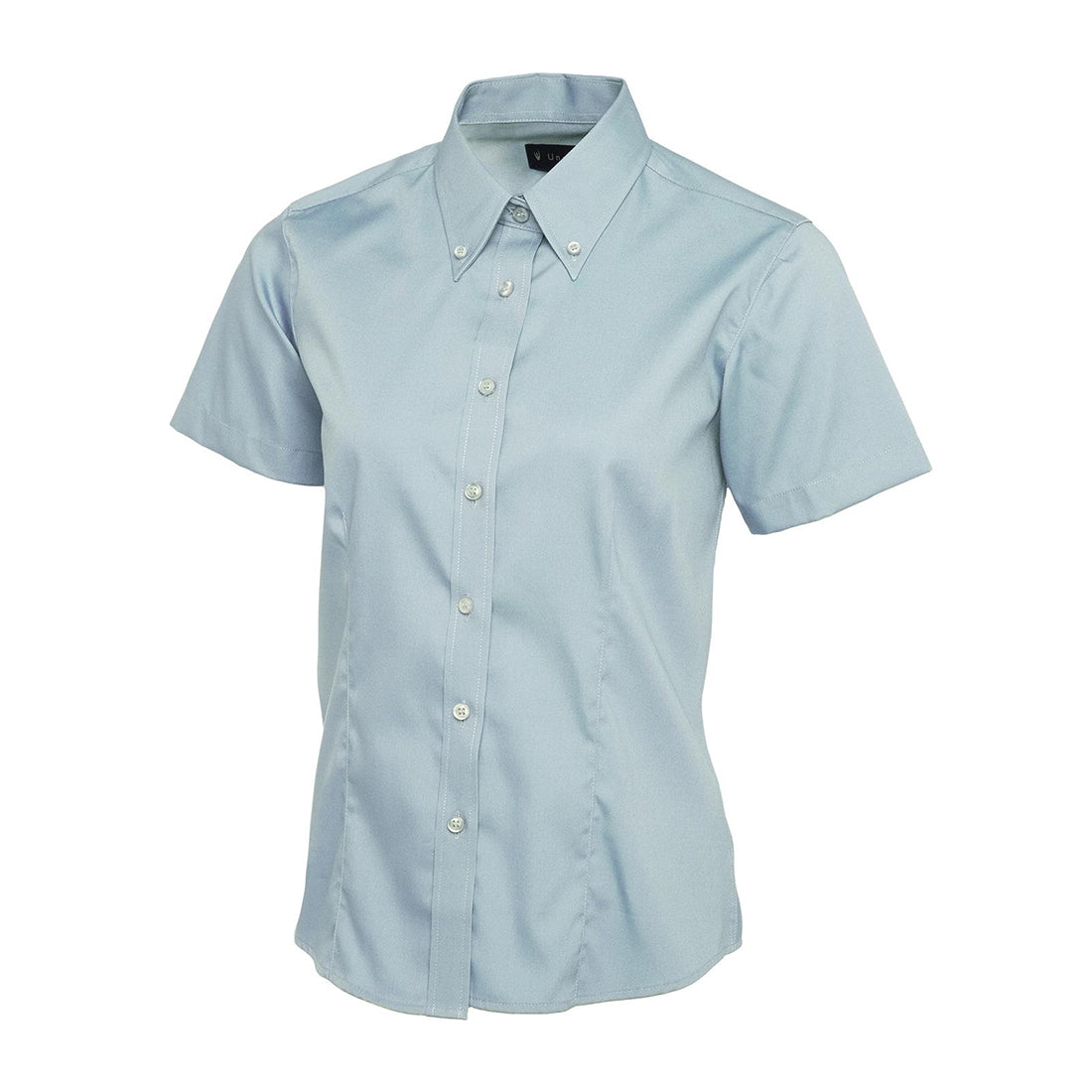 Uneek Ladies Pinpoint Oxford Half Sleeve Shirt