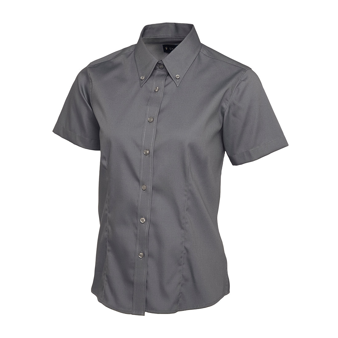 Uneek Ladies Pinpoint Oxford Half Sleeve Shirt