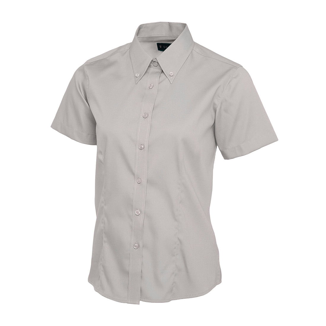 Uneek Ladies Pinpoint Oxford Half Sleeve Shirt
