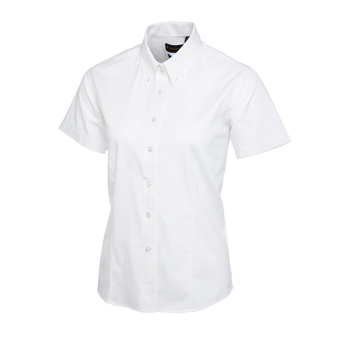 Uneek Ladies Pinpoint Oxford Half Sleeve Shirt