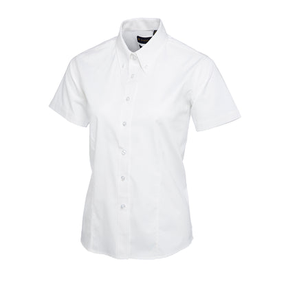 Uneek Ladies Pinpoint Oxford Half Sleeve Shirt