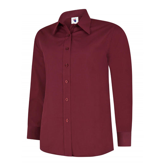 Uneek Ladies Poplin Full Sleeve Shirt