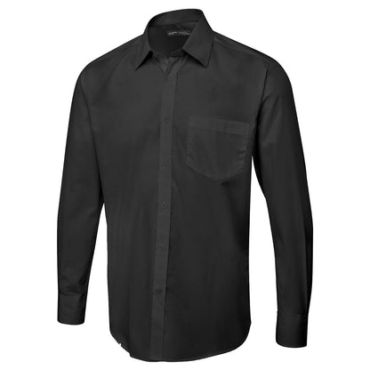 Uneek Men's Long Sleeve Poplin Shirt