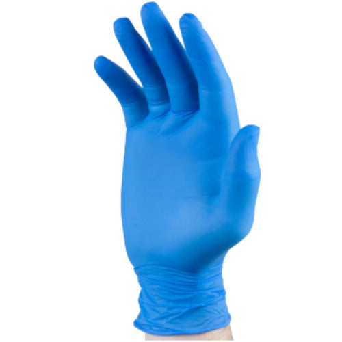 Blue safety glove